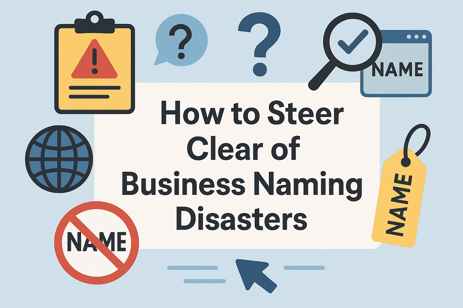 Cover Image for How to Steer Clear of Business Naming Disasters 